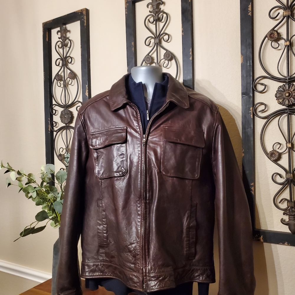Banana Republic XL Leather Jacket